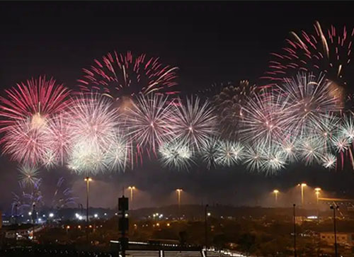 文山市焰火晚会